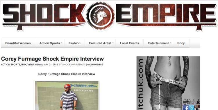 Corey Furmage Shock Empire Interview